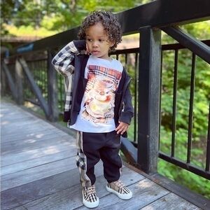 Burberry matching sweatsuit set